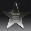 Acrylic star with acrylic construction