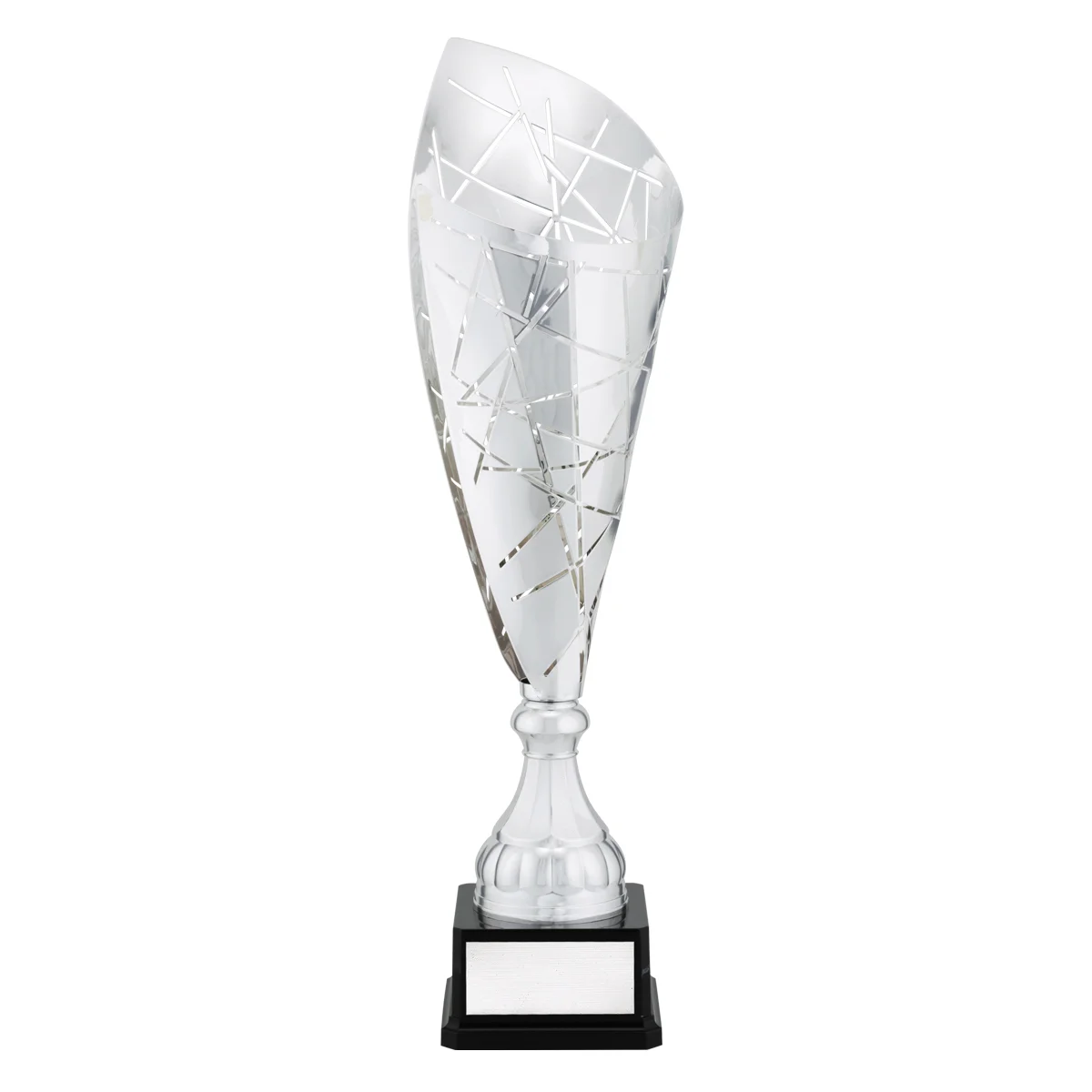 cup205a-silver Silver alfa cup with plastic / metal construction