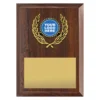 pl14a-walnut Walnut amity plaque with timber construction