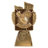 lr047a-gold Gold antique gold lynx - athletics with resin construction
