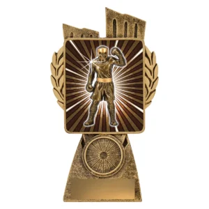 Gold antique gold lynx - boxing with lynx construction