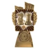 lr078a-gold Gold antique gold lynx - chess with resin construction