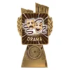 Gold antique gold lynx - drama with resin construction