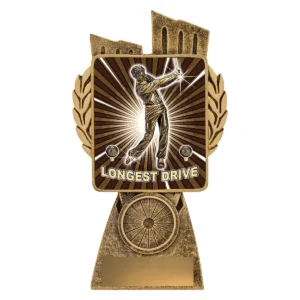 Gold antique gold lynx - longest drive with resin construction