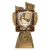 lr102a-gold Gold antique gold lynx - maths with resin construction