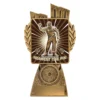 Gold antique gold lynx - nearest the pin with resin construction
