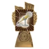 lr105a-gold Gold antique gold lynx - public speaking with resin construction