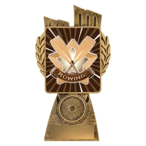 Gold antique gold lynx - rowing with resin construction