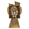 lr066a-gold Gold antique gold lynx - table tennis with resin construction