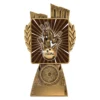 lr052a-gold Gold antique gold lynx - tenpin with resin construction