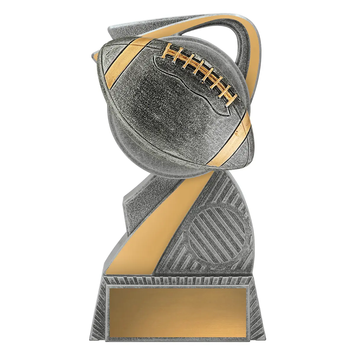 alp55a-silver Silver arclight - american football with resin construction