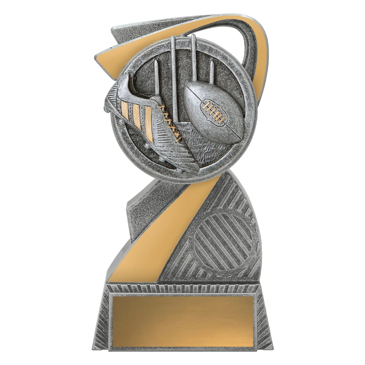 alp31a-silver Silver arclight - aussie rules with resin construction