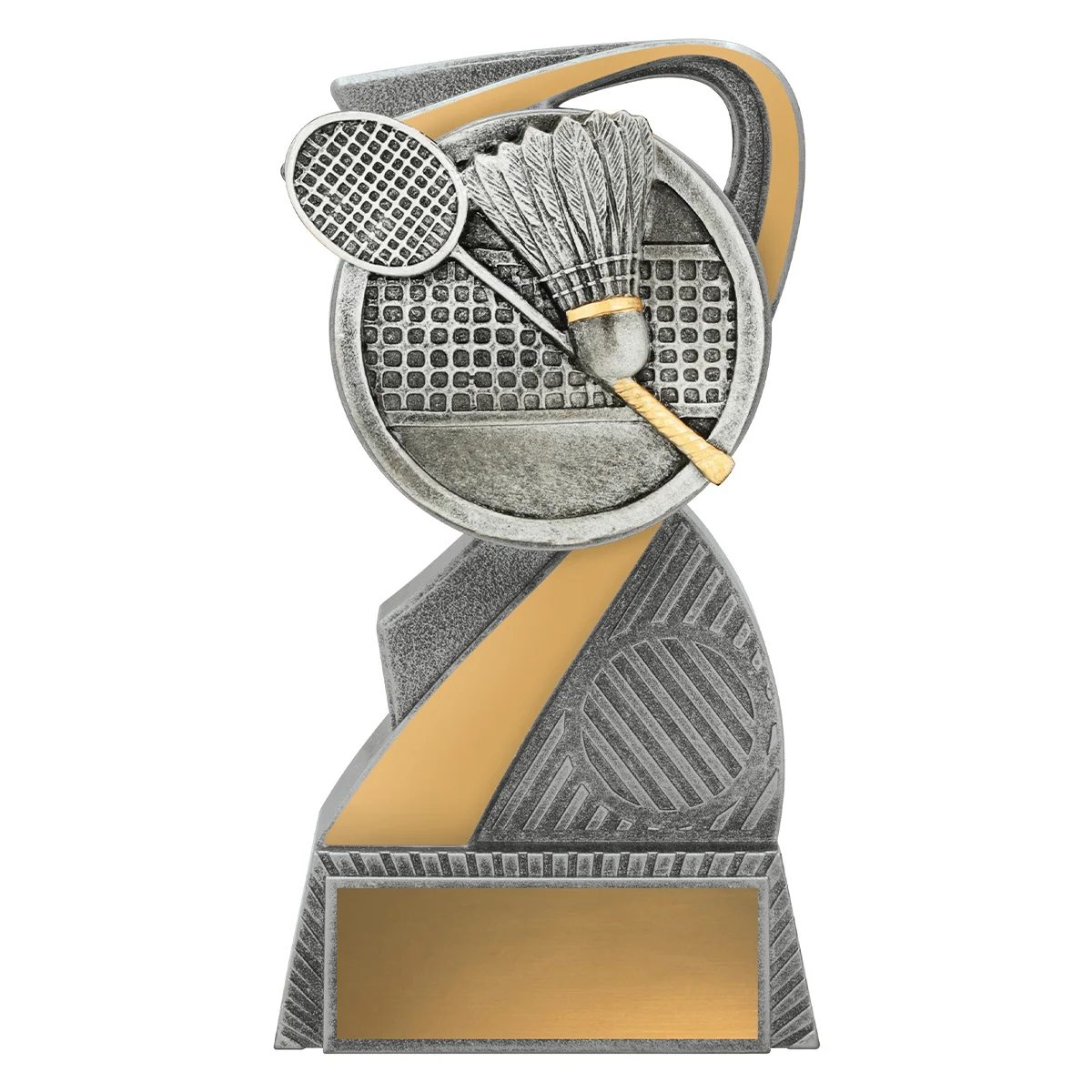 alp46a-silver Silver arclight - badminton with resin construction