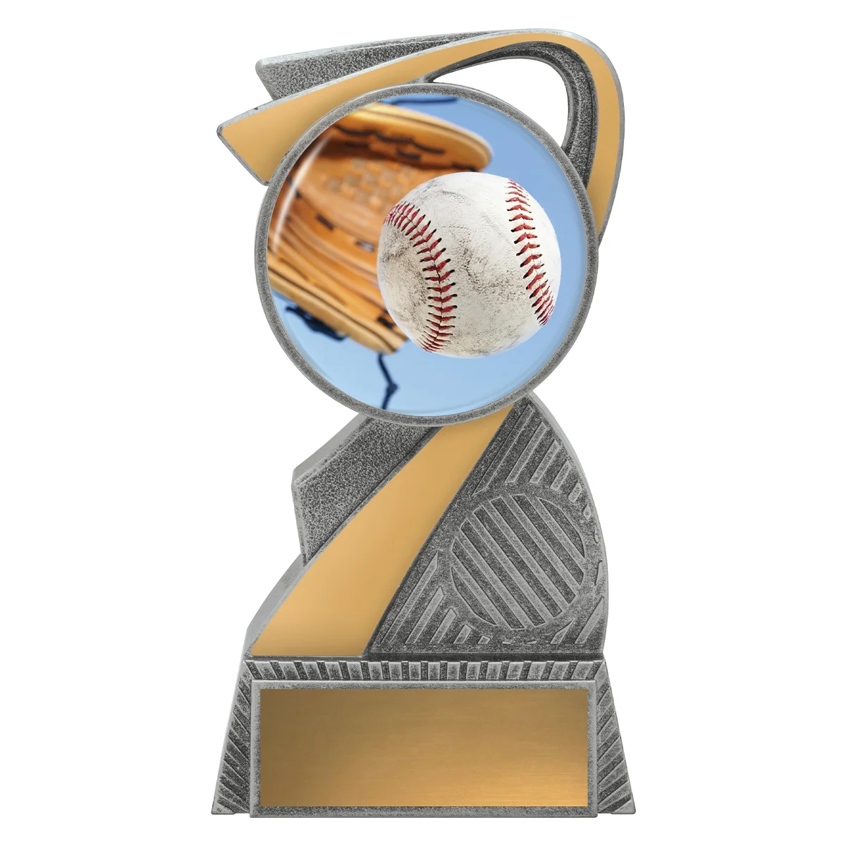 Silver arclight colour - baseball with plastic construction