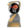alc601a-silver Silver arclight colour - basketball with plastic construction