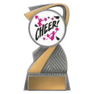 Silver arclight colour - cheerleading with plastic construction