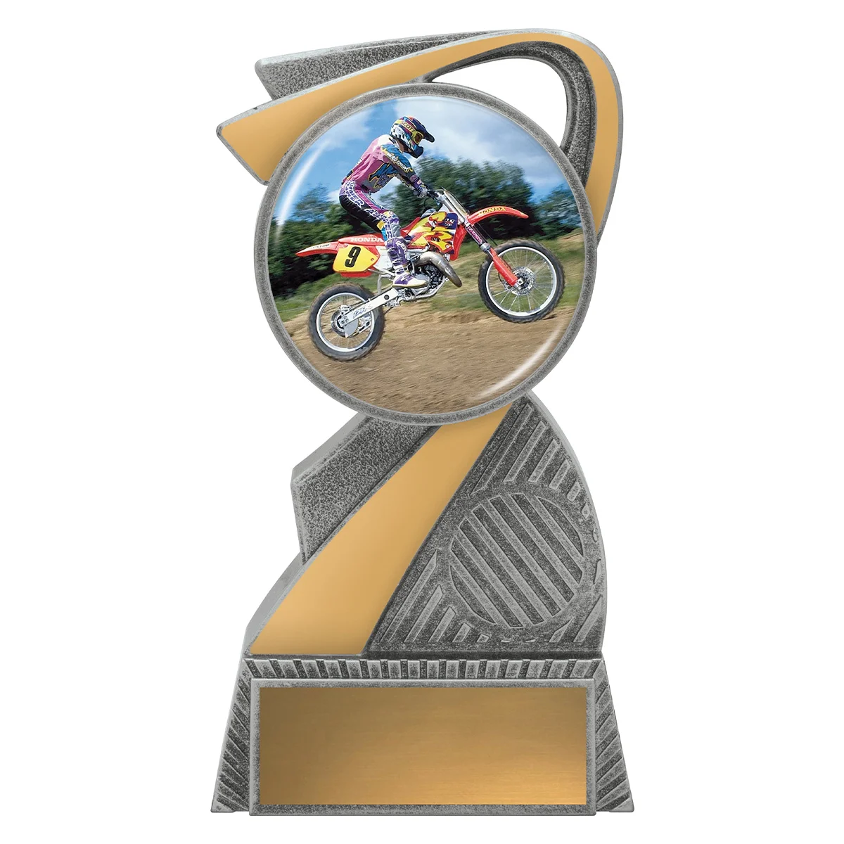alk117a-silver Silver arclight colour - motocross with plastic construction