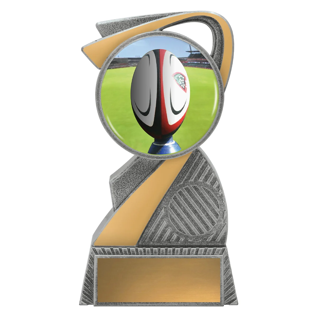 Silver arclight colour - rugby with plastic construction