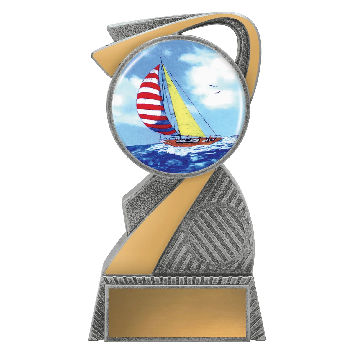 alk147a-silver Silver arclight colour - sailing with plastic construction