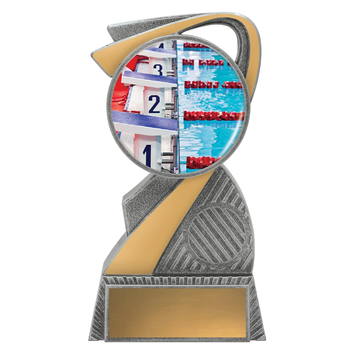 alc201a-silver Silver arclight colour - swim with plastic construction