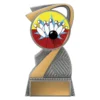alk174a-silver Silver arclight colour - tenpin with plastic construction
