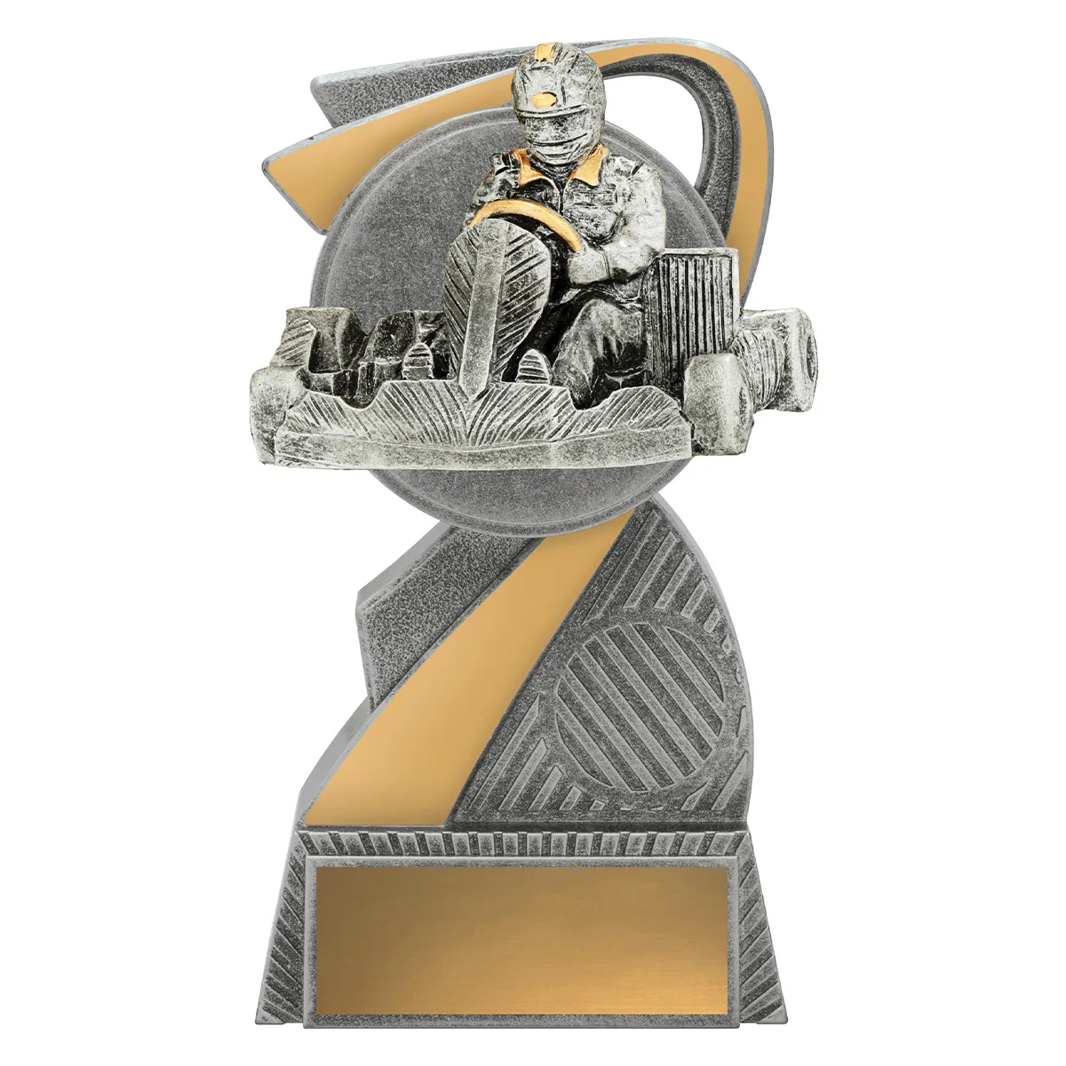 alp65a-silver Silver arclight - go kart with resin construction