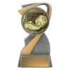 Silver & gold arclight gold - football with plastic / metal construction