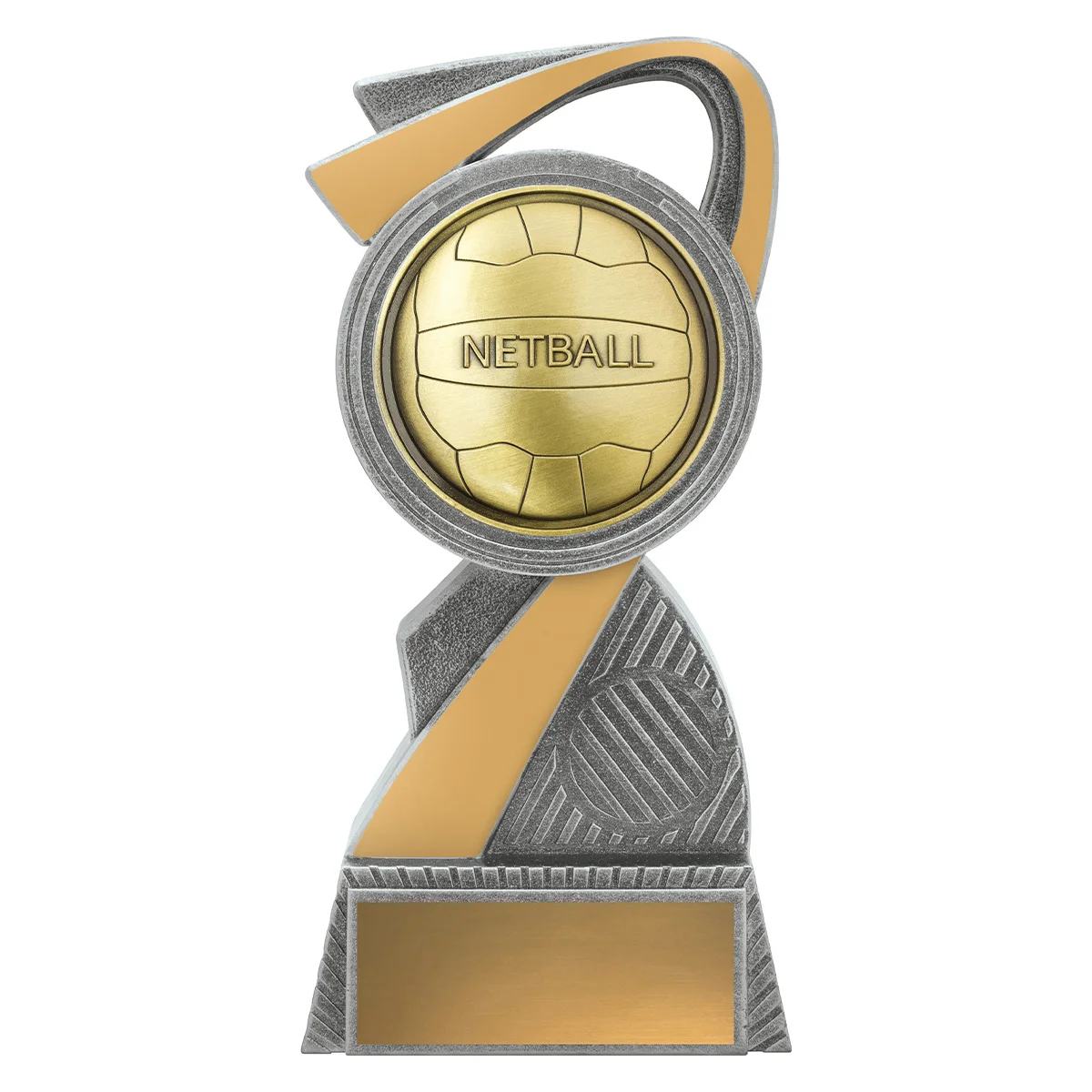 -gold Silver / gold arclight gold - netball with plastic / metal construction