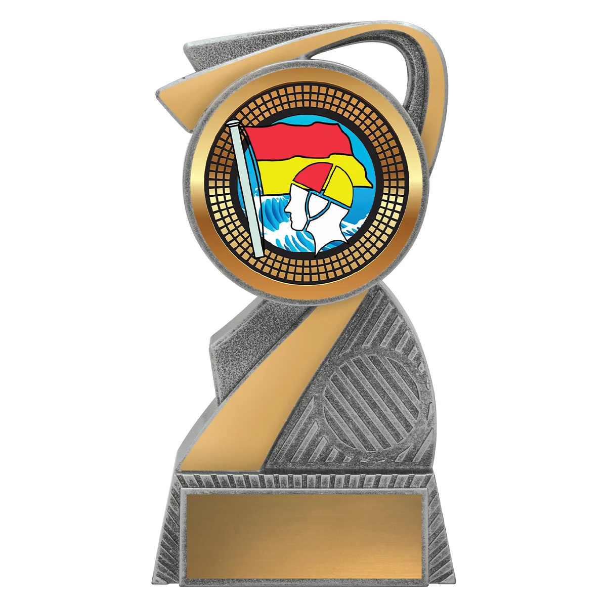 alb58a-silver Silver arclight showtime - lifesaving with plastic construction