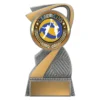 alb37a-silver Silver arclight showtime - netball with plastic construction