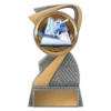 alb92a-silver Silver arclight showtime - snowboarding with plastic construction