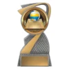 alb27a-silver Silver arclight showtime - volleyball with plastic construction