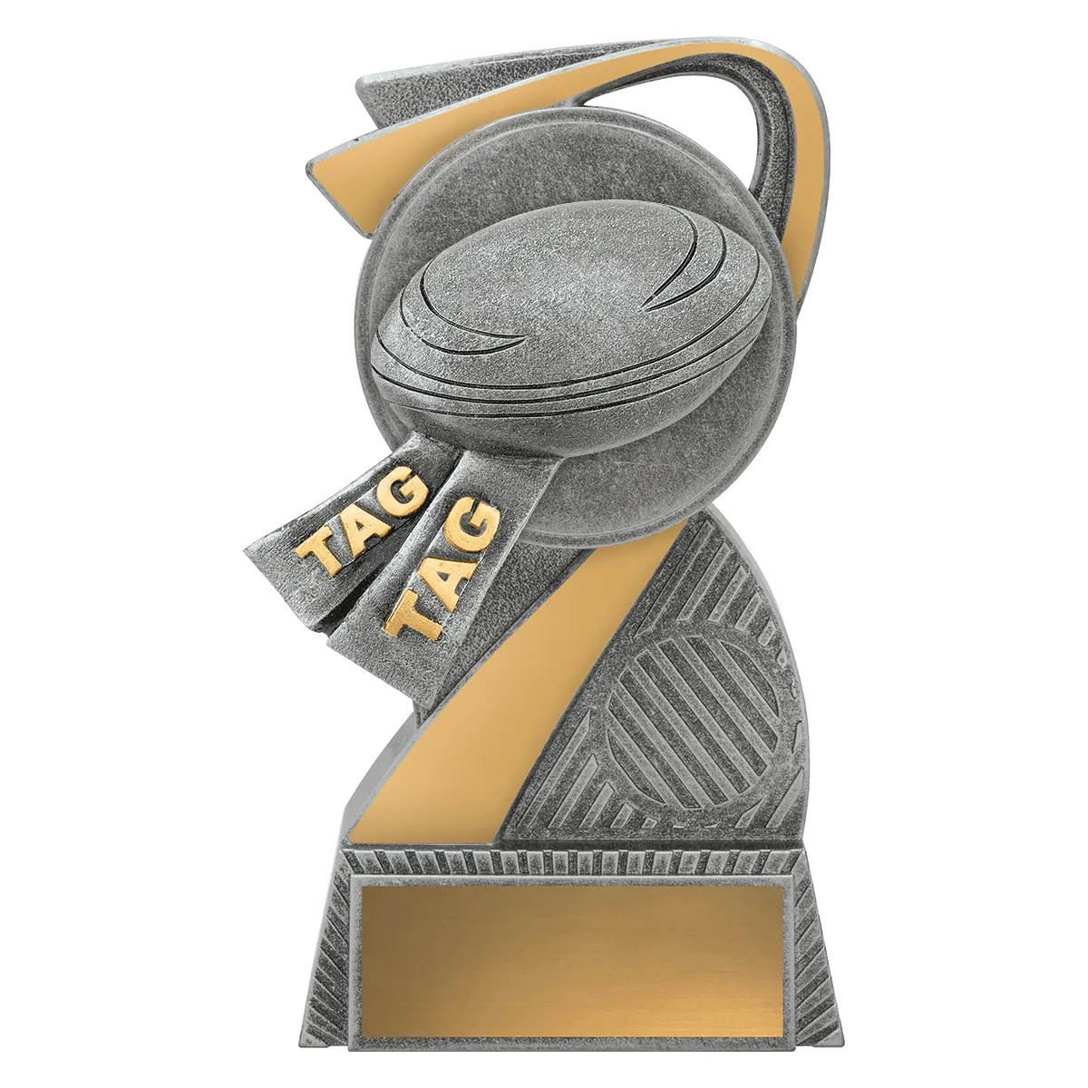 alp43a-silver Silver arclight - tag with resin construction