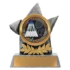 ab46-silver Silver argo - badminton with resin construction