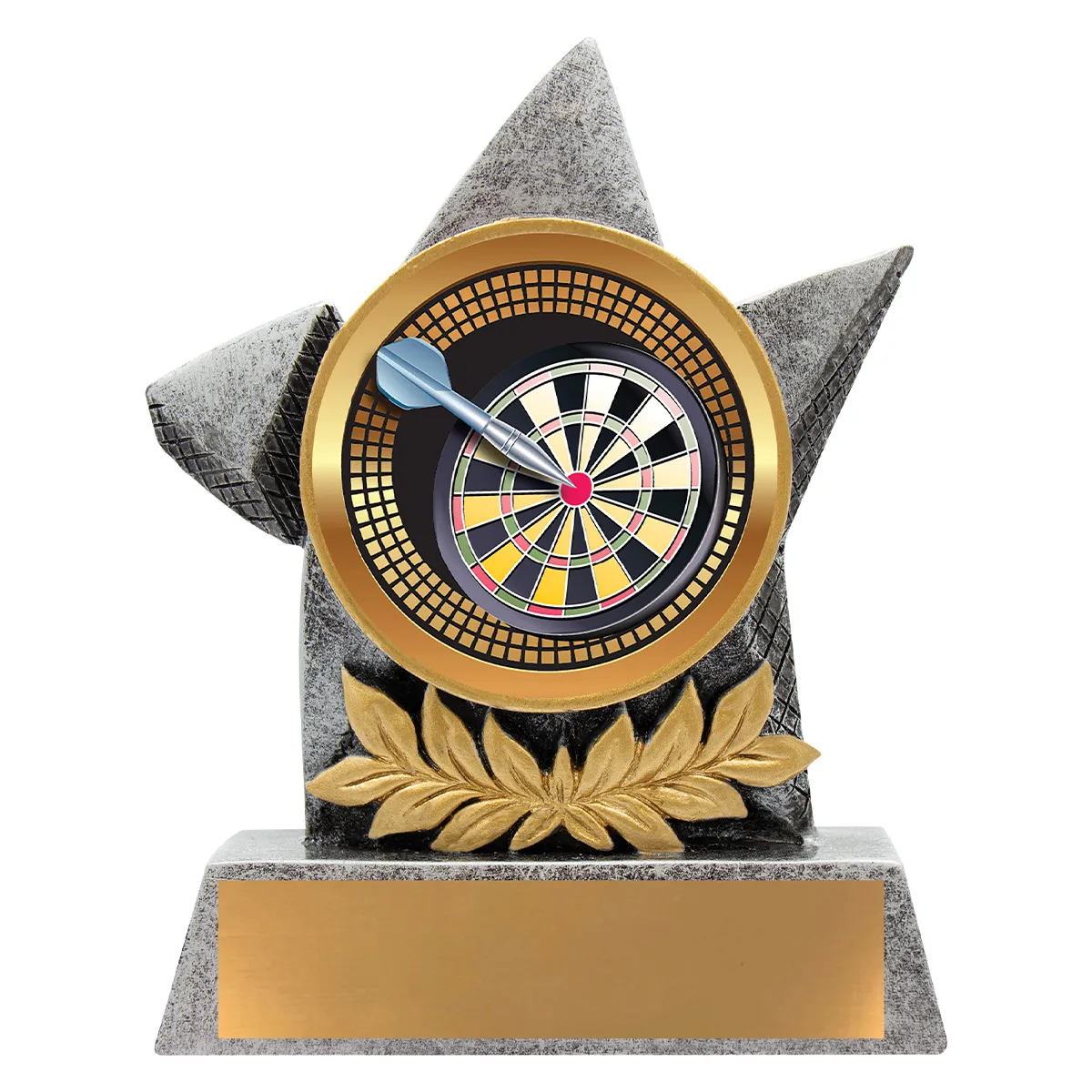 ab38-silver Silver argo - darts with resin construction