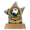ab04-silver Silver argo - football with resin construction