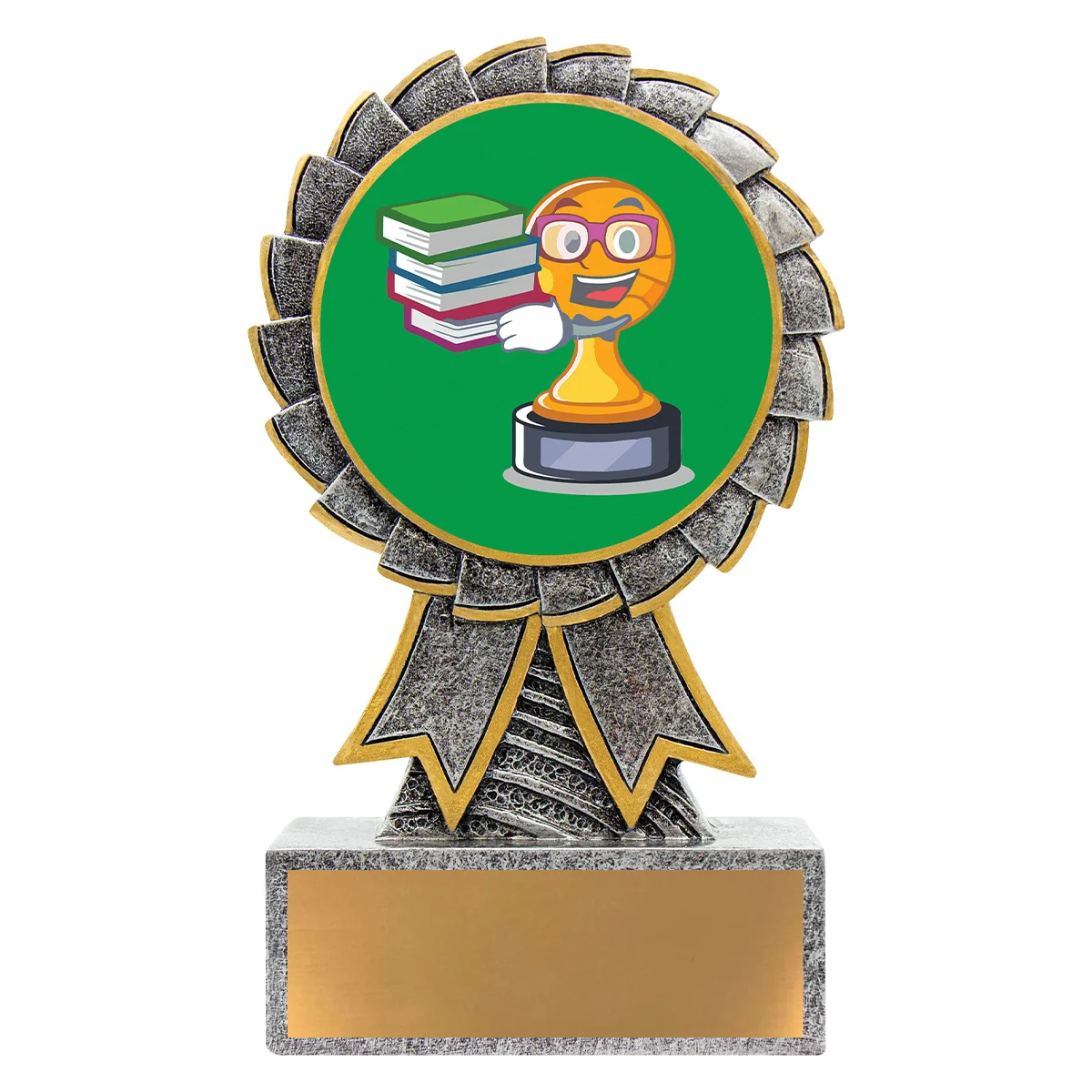 ast03-silver Silver aster - academic character with resin construction