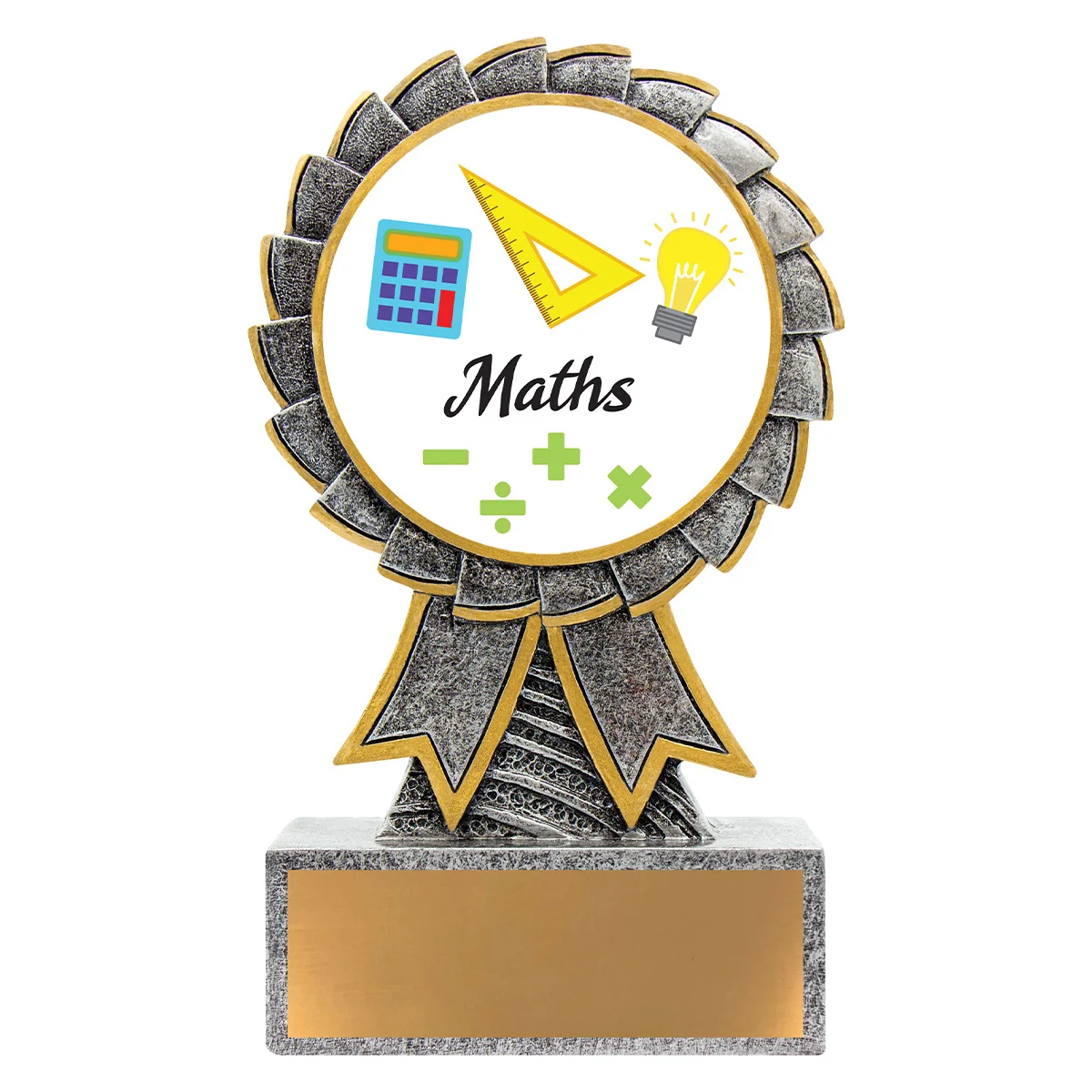 ast24-silver Silver aster - maths with resin construction