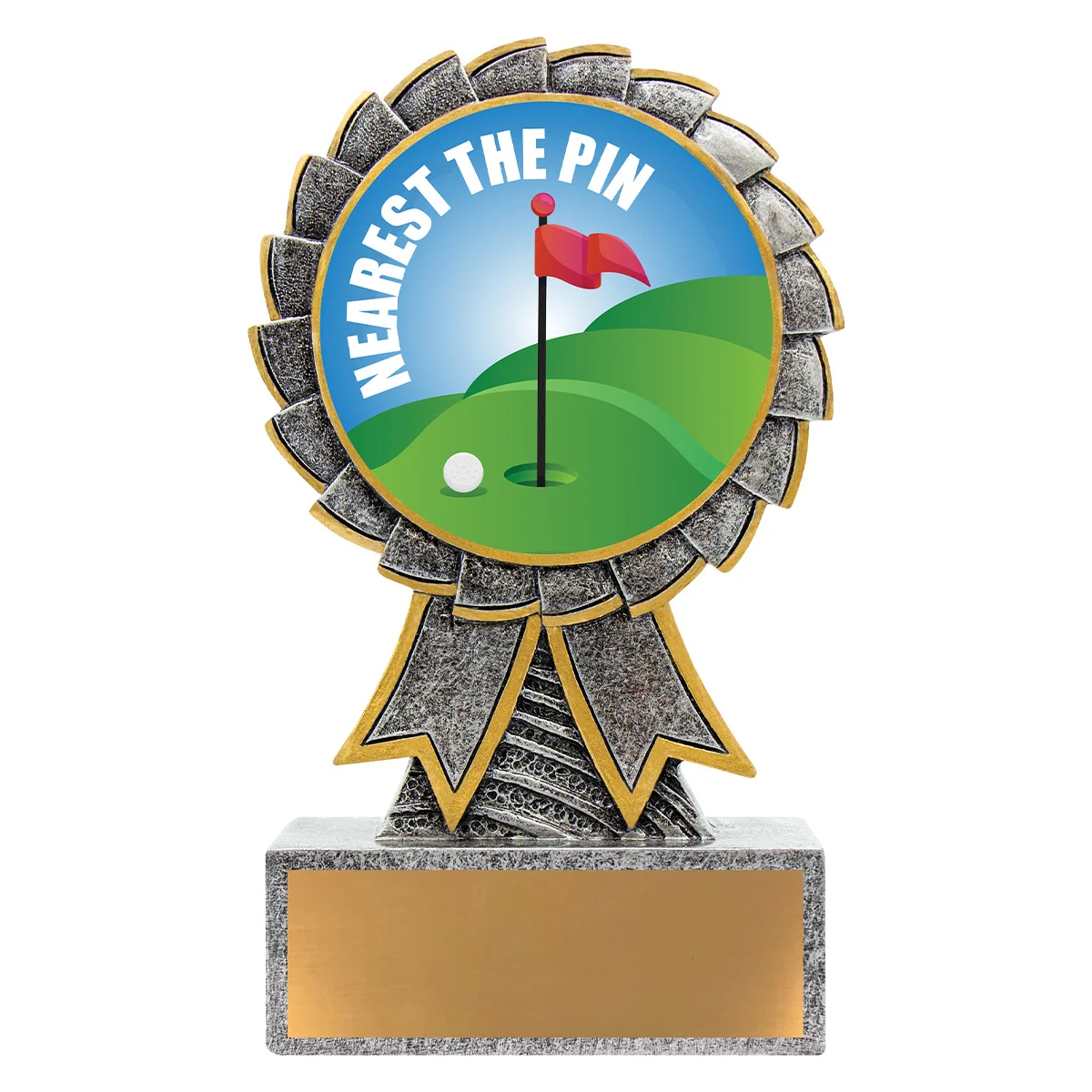 ast64-silver Silver aster - nearest the pin with resin construction
