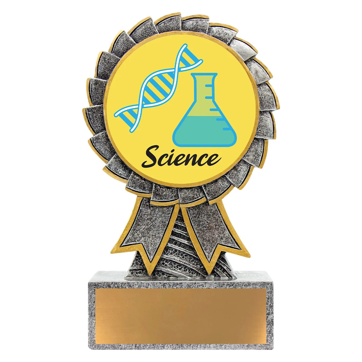 ast25-silver Silver aster - science with resin construction