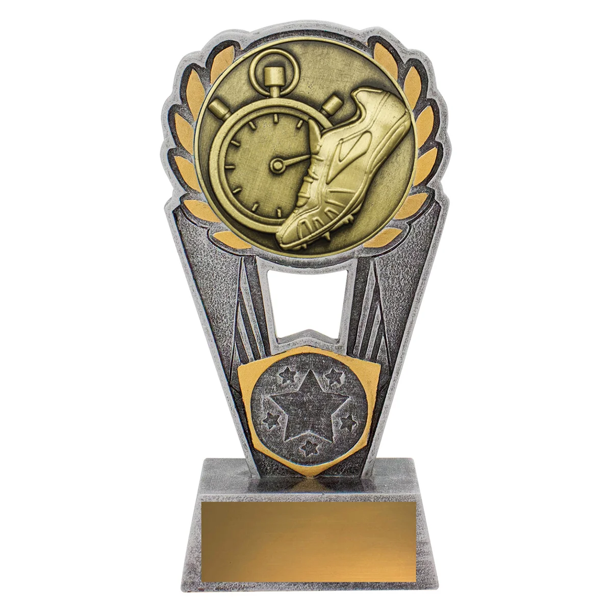 pls147a-silver-and-gold Silver & gold athletics polaris with resin / metal construction