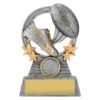 a1931a-silver Silver aussie rules comet with resin construction