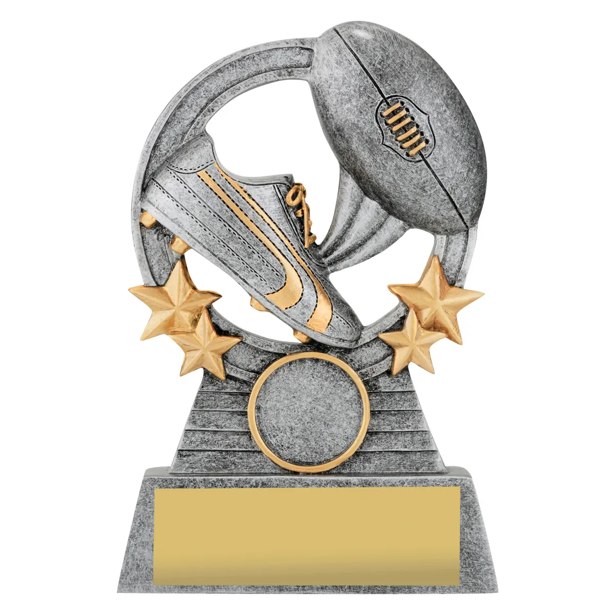 a1931a-silver Silver aussie rules comet with resin construction