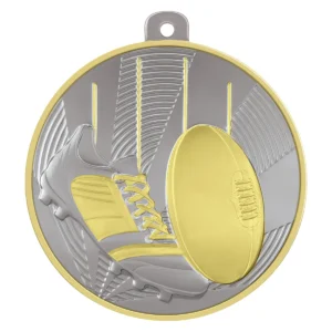 Silver / gold aussie rules lumina with metal construction