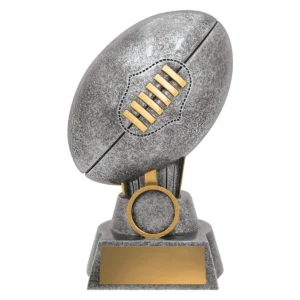 Silver aussie rules salvo with resin construction