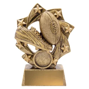 Gold aussie rules tracer with resin construction