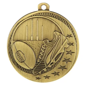 Gold aussie rules wayfare with metal construction