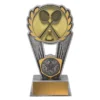 pls146a-silver-and-gold Silver & gold badminton polaris with resin / metal construction