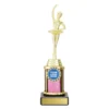 d5110b-pink Pink ballet dazzle with plastic / marble construction