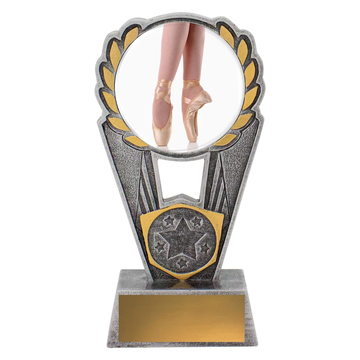 psc323a-silver Silver ballet polaris - colour with resin construction